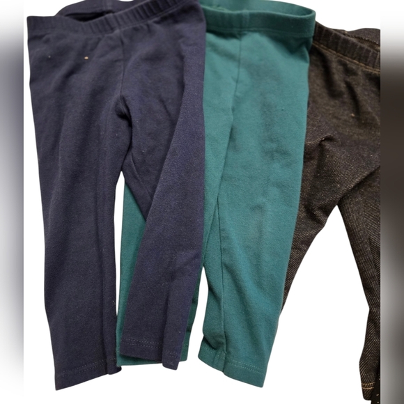 Bundle of Cat & Jack Toddler's Assorted Color Leggings Set 18 months - Picture 2 of 7